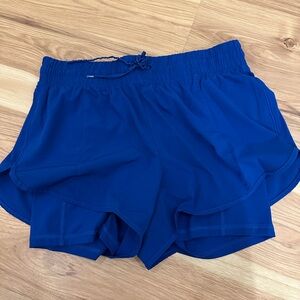 Women's Blue Athletic Shorts